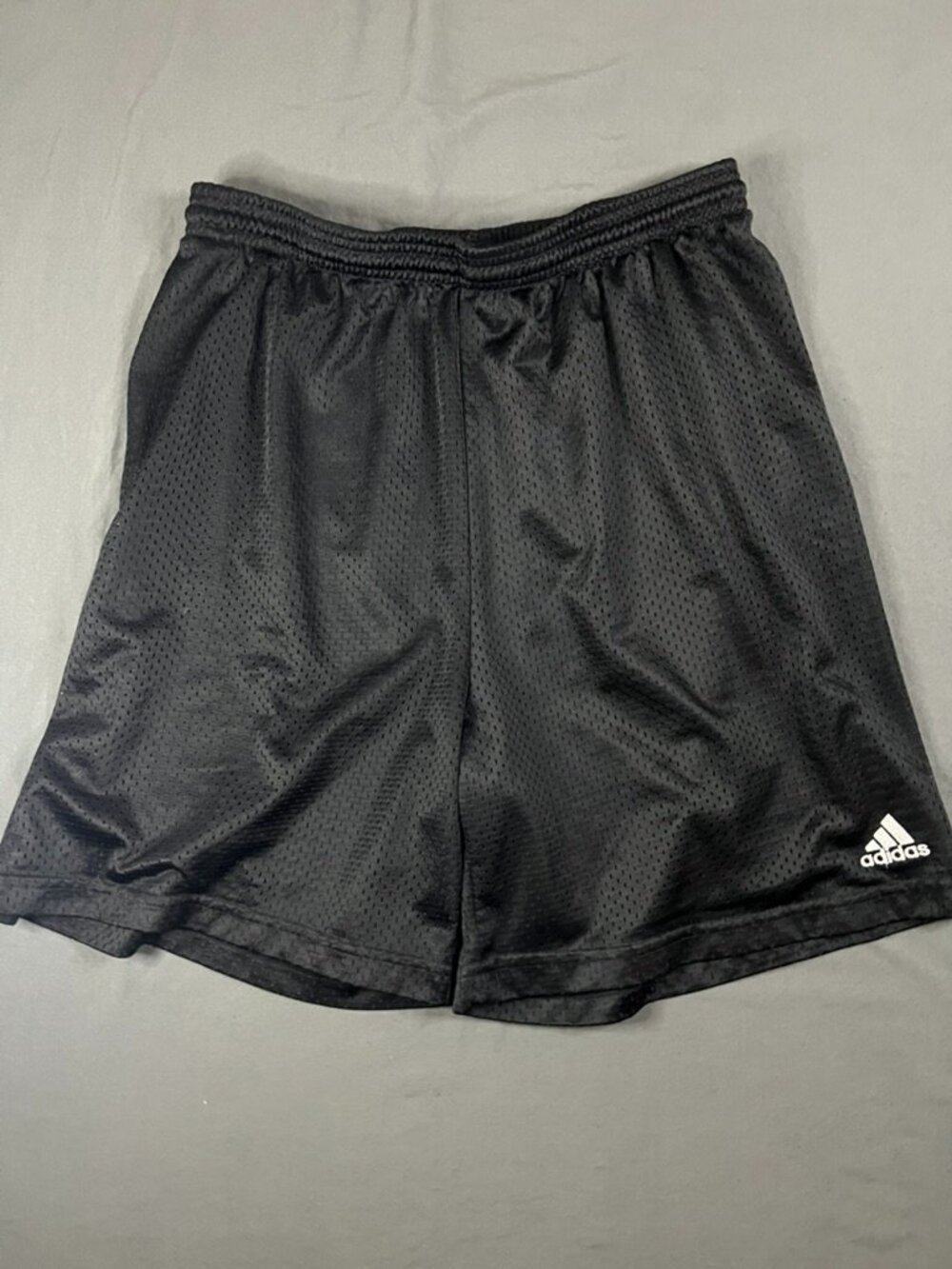 Adidas Mesh Shorts Men's Large Drawstring Basketball Training Athletic Black